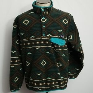 Rare Vintage Men’s Patagonia Aztec Synchilla Brown
